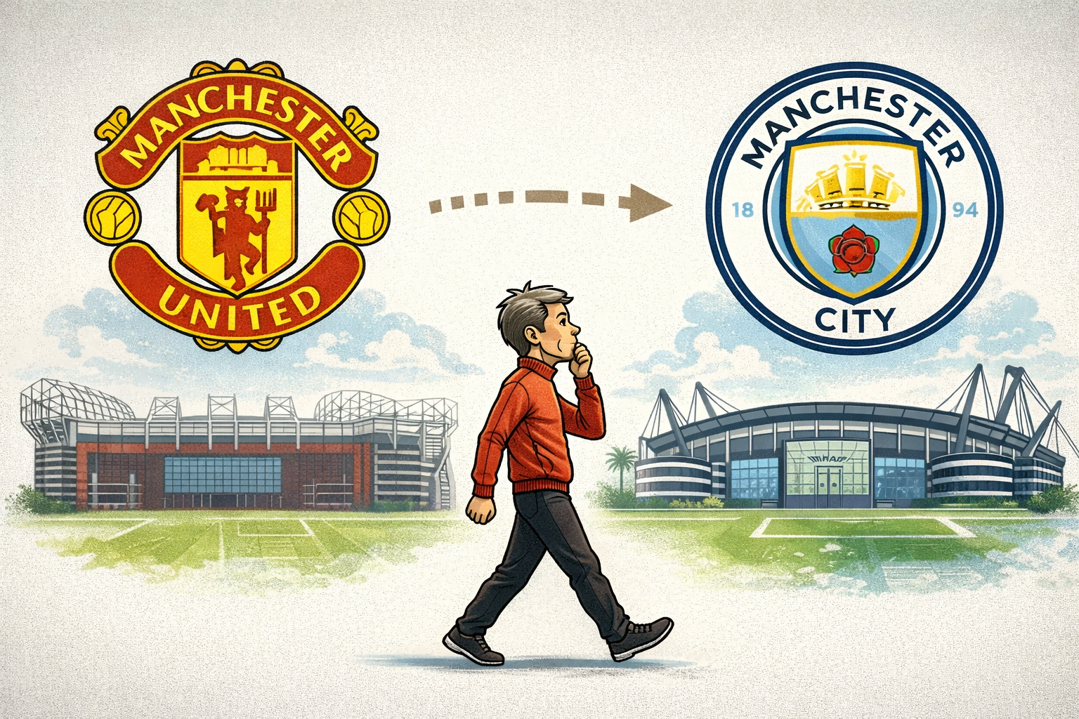 Why are Manchester United trying to emulate Manchester City so much off the pitch, and is it working? A Chip off the Old Loc Dialogue